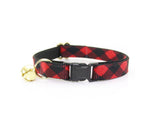 Made By Cleo - "Cozy Cabin Red" - Buffalo Plaid Collar