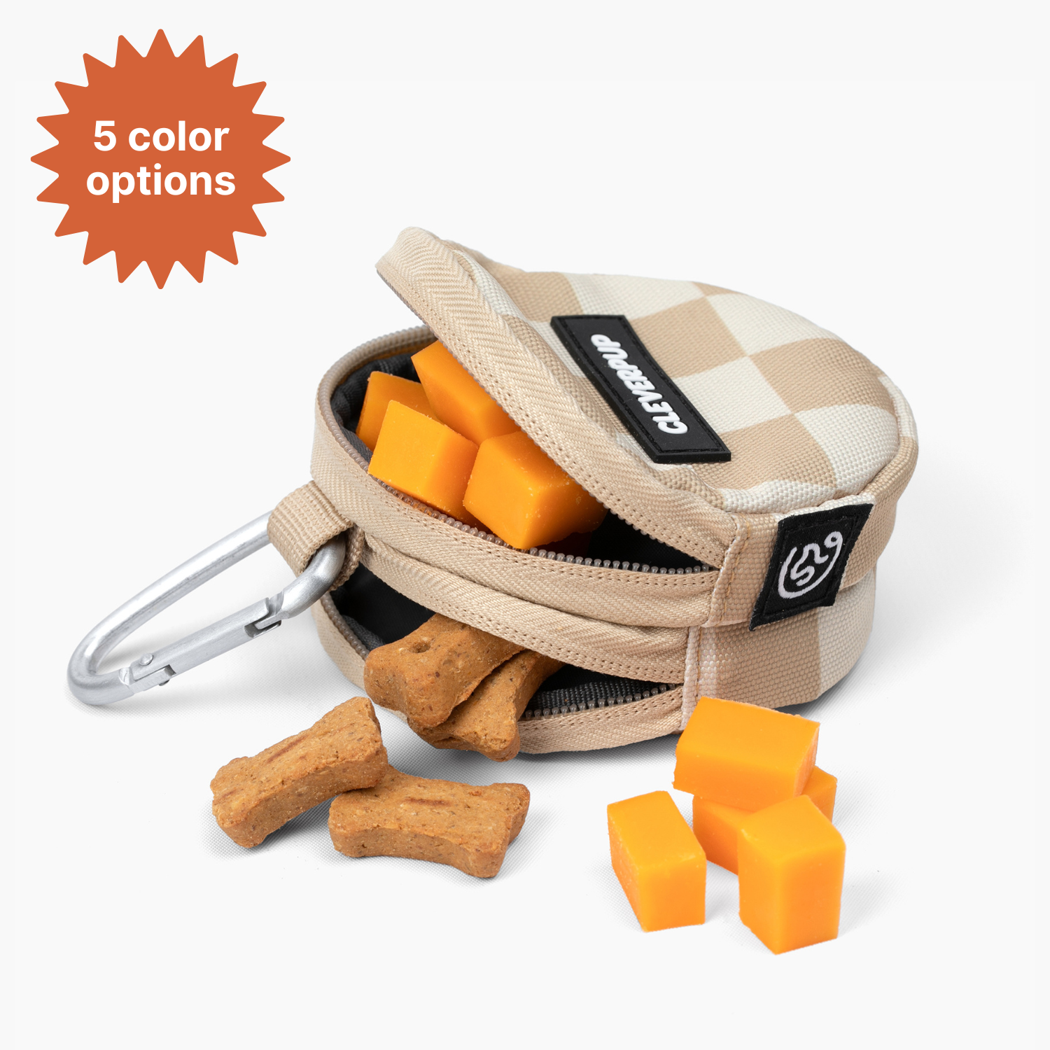 Cleverpup Snackpack Double Insulated Dog Treat Pouch