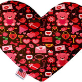American Leashworks Valentine's Plush Dog Bone Toy