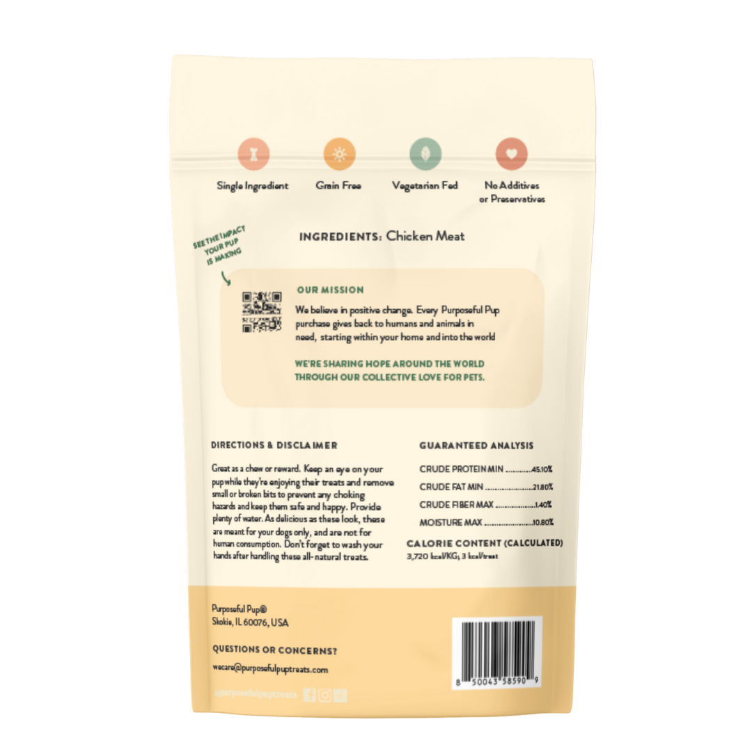 Purposeful Pup Chicken Bites 5oz Dog Treat