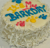 DELCO DOG CO. It's My Barkday Doggie Cake Bakery Dog Treat