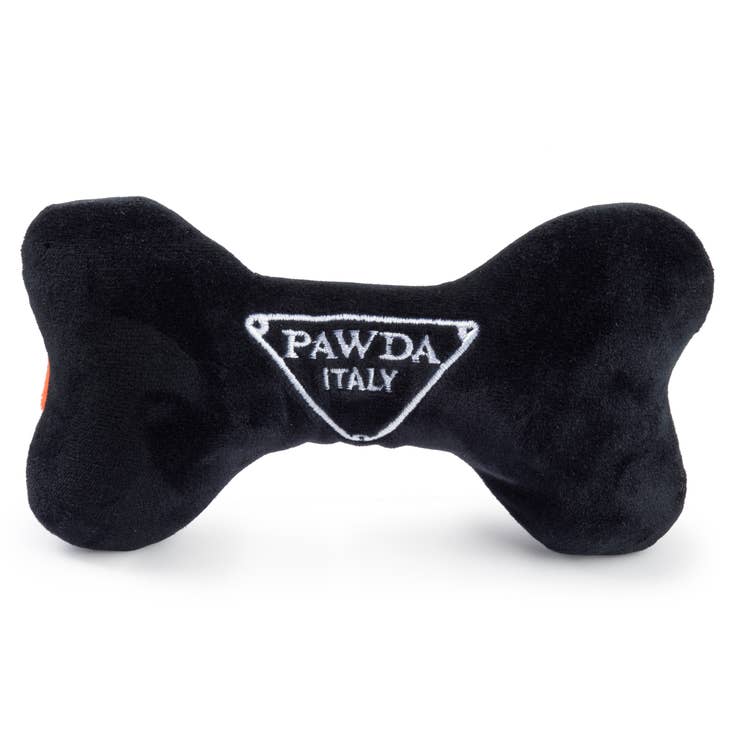 Haute Diggity Dog Pawda Bone Squeaker Plush Toy