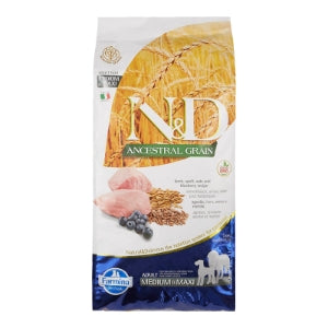 Farmina N&D Ancestral Grain Lamb & Blueberry Dry Dog Food