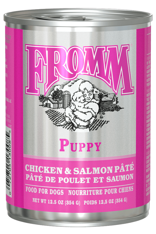 Fromm Classic Puppy Chicken & Salmon Pate Canned Dog Food 12.5oz