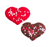 Bosco & Roxy's 2024 Valentine Confetti Heart Bakery Dog Treat