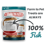 Farm to Pet Healthy Dog Treats Fish Chips Dog Treats