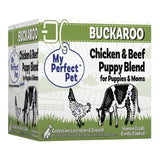 My Perfect Pet Buckaroo Chicken & Beef Puppy Blend Gently-Cooked Frozen Dog Food
