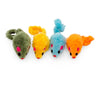 ThoozyPet Furry Mice 4.25" Cat Toy