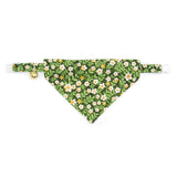Made By Cleo - "Hazel" - Green Floral Cat Collar