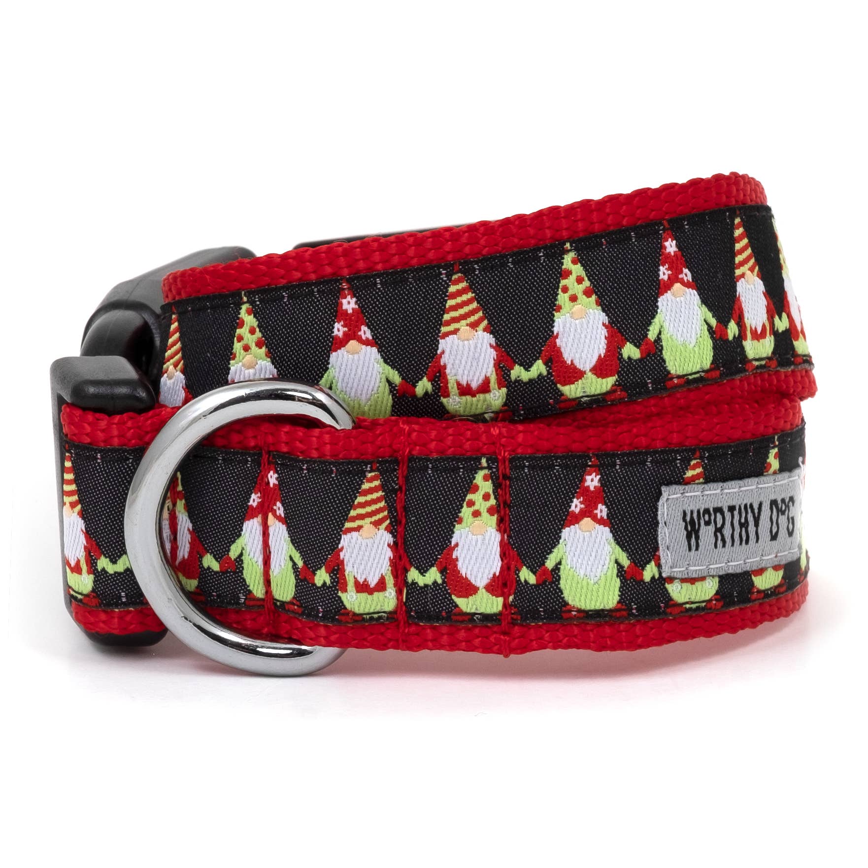 The Worthy Dog Gnomes Collection Dog Collar