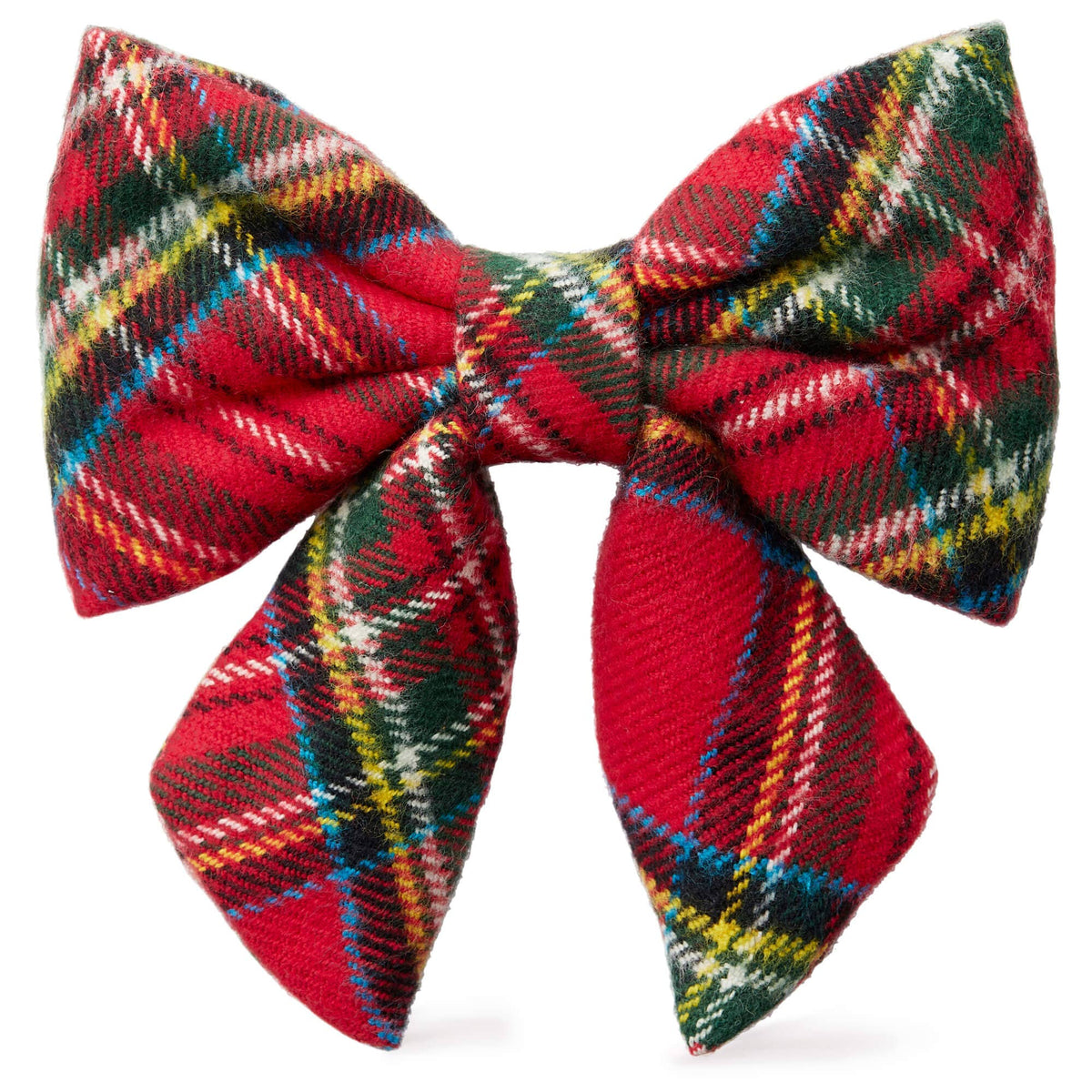 The Foggy Dog - Tartan Plaid Flannel Christmas Lady Dog Bow