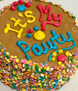 DELCO DOG CO. PB It's My Pawty Doggie Cakes Bakery Dog Treat