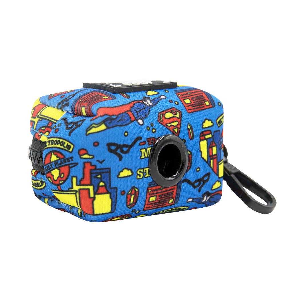 SASSY WOOF Superman Dog Waste Bag Holder
