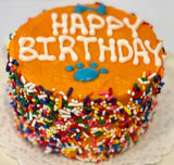 DELCO DOG CO. Colorful Happy Birthday Sprinkle Doggie Cakes Bakery Dog Treat