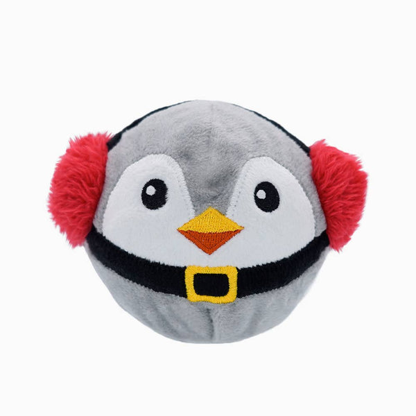 HugSmart Pet Happy Woofmas Penguin Dog Ball Toy