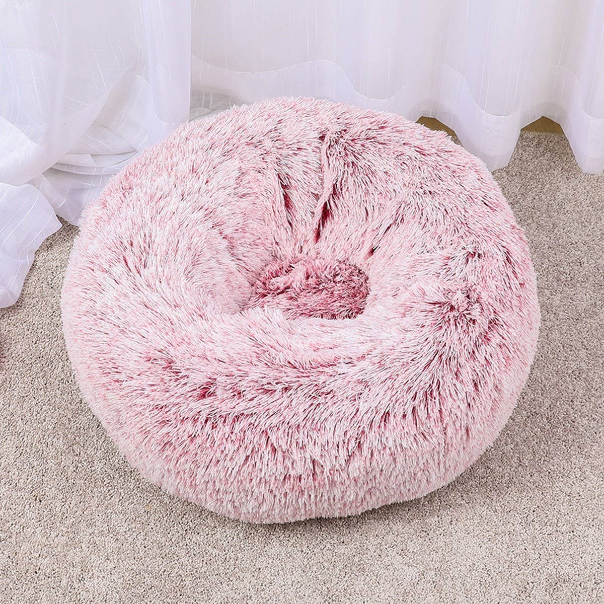 PAWPAW Round Plush Pet Bed