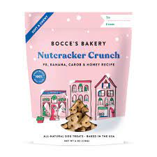 Bocce's Bakery Holiday Nutcracker Crunch 6oz Soft & Chewy Dog Treats