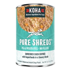 Koha Pure Shreds Shredded Duck Entrée Canned Dog Food