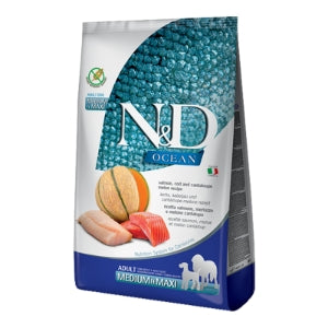 Farmina N&D Ocean Salmon, Cod & Cantaloupe Melon Dry Dog Food