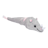 fabdog Flingy Rhino Plush Dog Toy