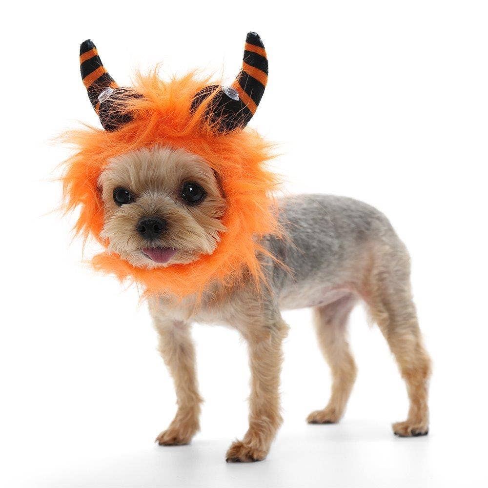 Dogo Pet Hat - Furry Monster Orange