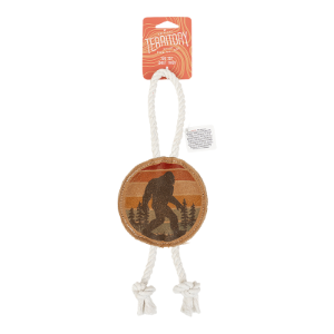 Territory Natural Leather Big Foot 14" Tug Dog Toy