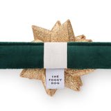 The Foggy Dog - Gold Gift Bow Dog Collar Attachment