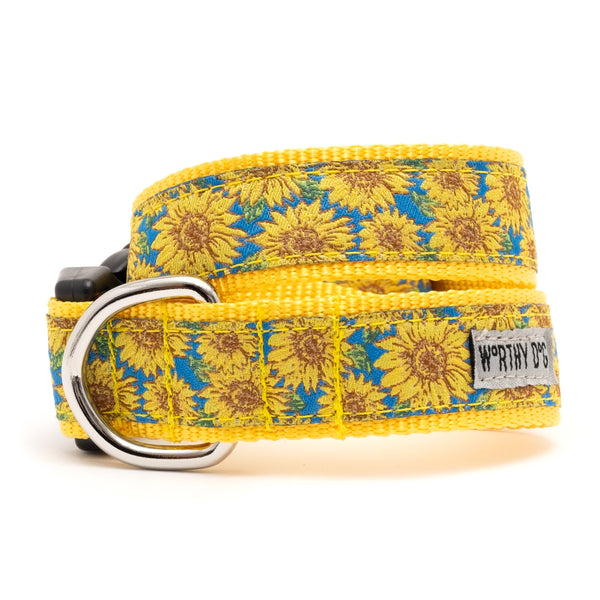 The Worthy Dog Sunflowers Collection Collars