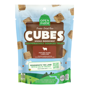 Open Farm Cubes Freeze-Dried Lamb Lung 3oz Dog Treats