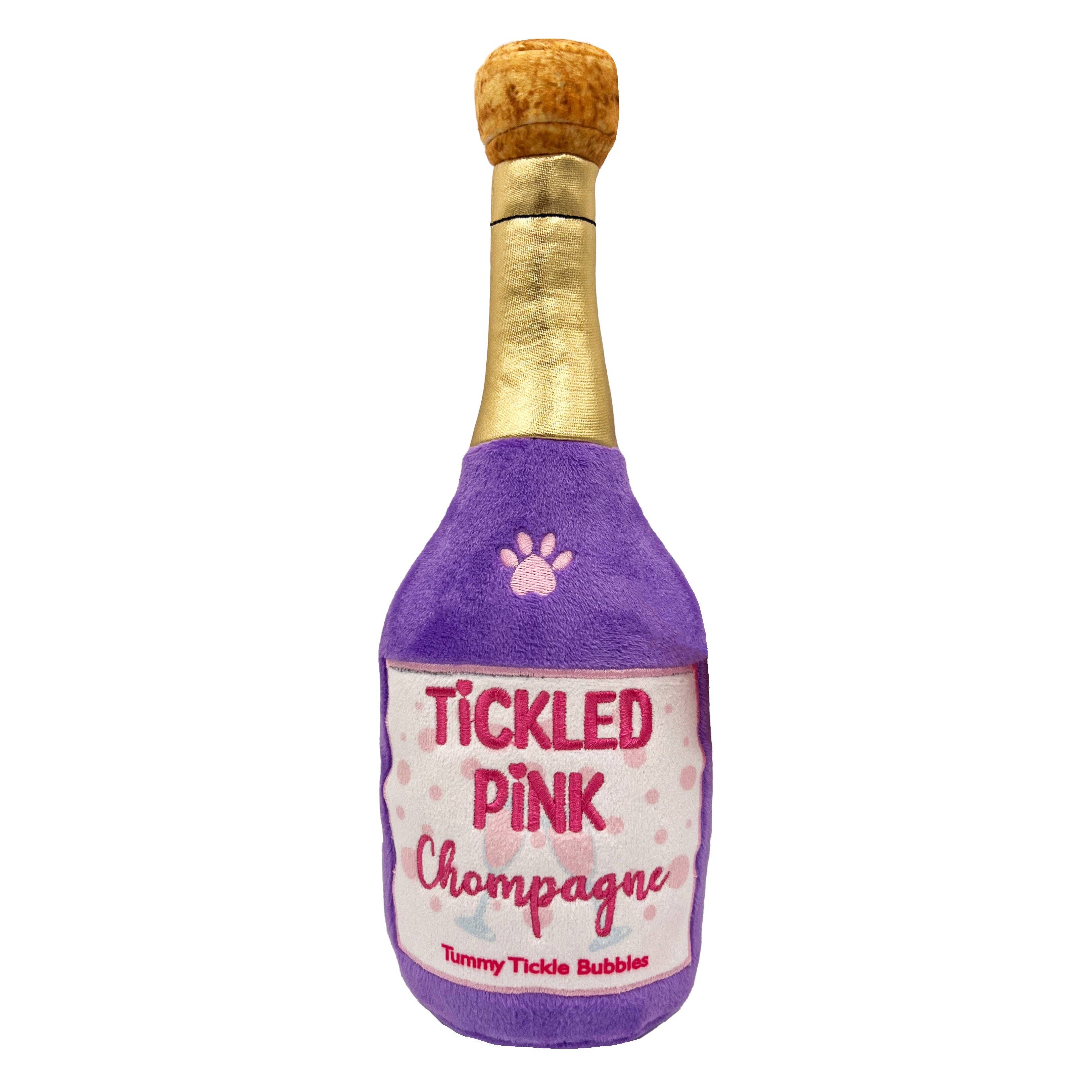 Huxley & Kent Tickled Pink Chompagne Dog Toy