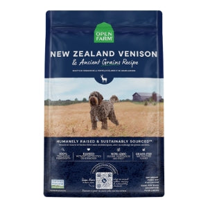 Open Farm Ancient Grain New Zealand Venison Recipe Dry Dog Food