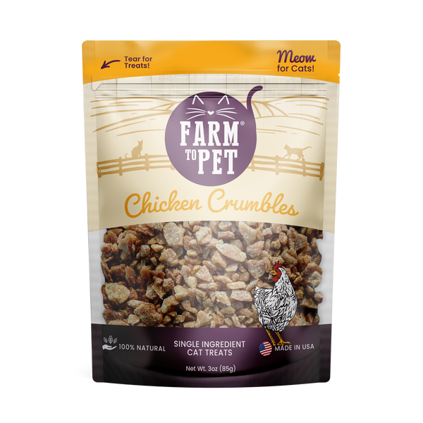 Farm to Pet Chicken Crumbles for Cats