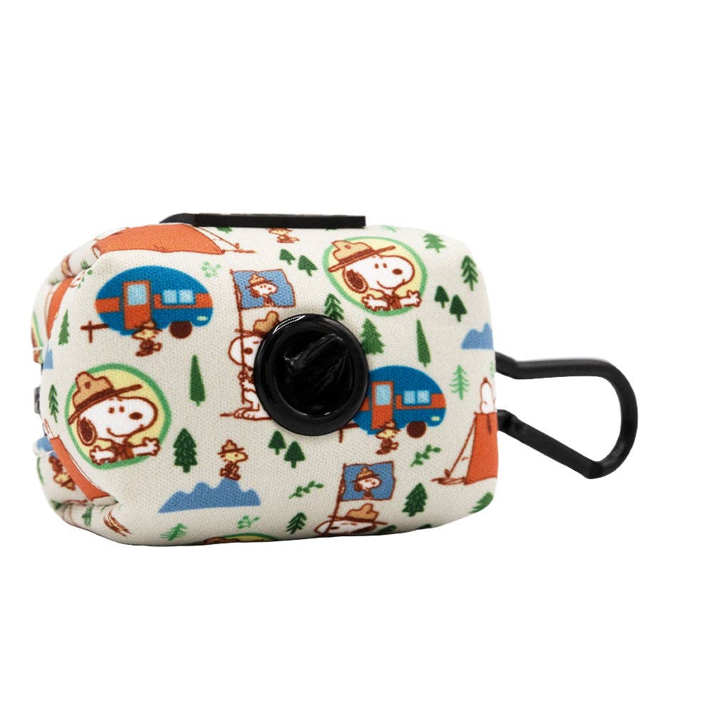 SASSY WOOF Peanuts Beagle Scouts Dog Waste Bag Holder