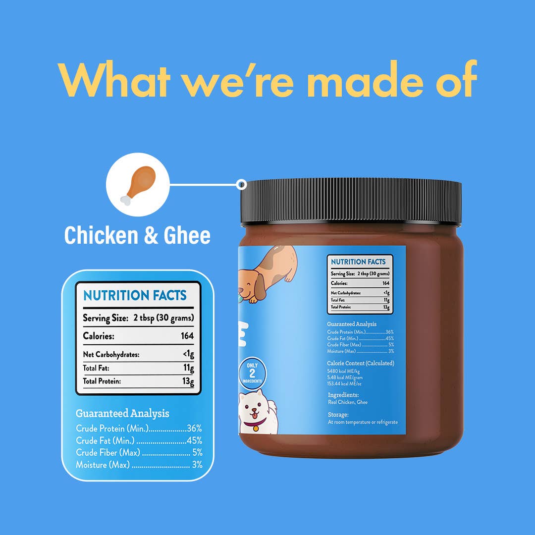 Visionary Pet Foods Meat Spread Chicken and Ghee 12oz Jar