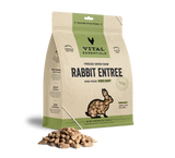 Vital Essentials Raw Freeze-Dried Crunchy Mini Nibs Rabbit Entree for Dogs