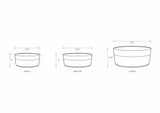 Park Life Designs Manor Blue Pet Bowl