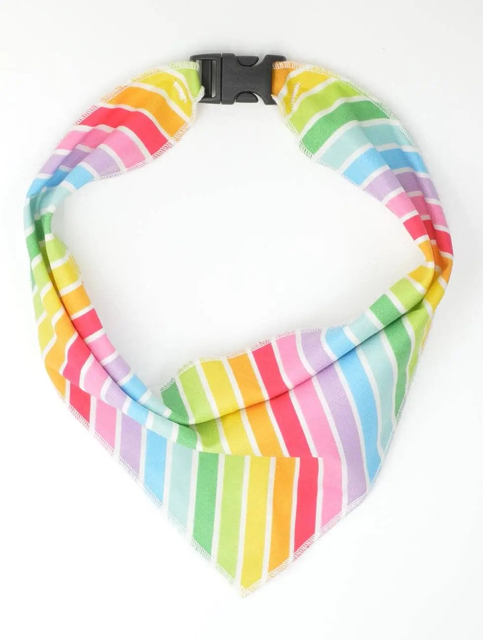 Dog Collar World Rainbow Stripe Scarf Bandana