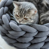 PAWPAW Chunky Handwoven Pet Bed