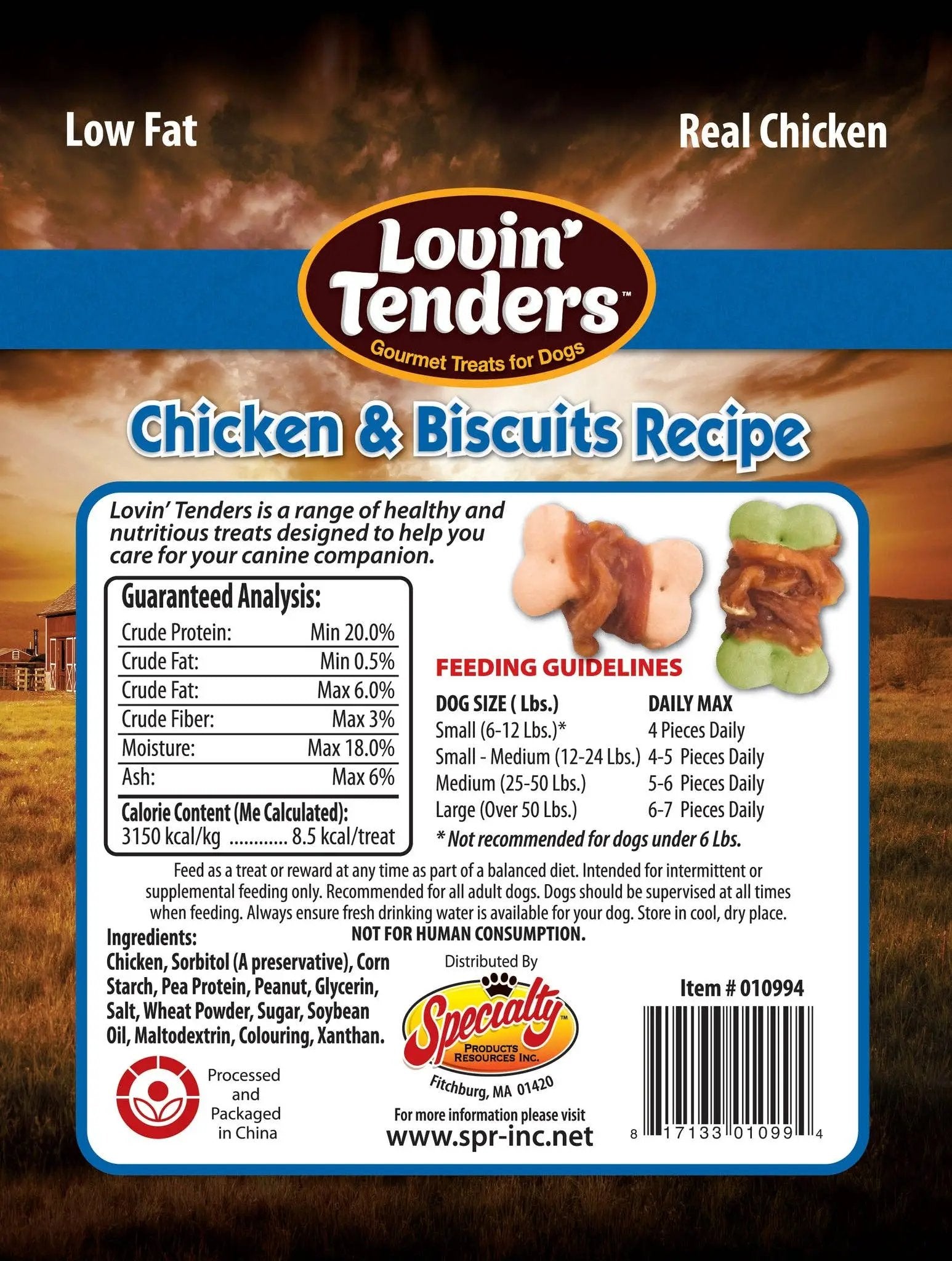 Lovin Tenders Lovin' Tenders Chicken & Biscuits Recipe Dog Treats, 7 oz