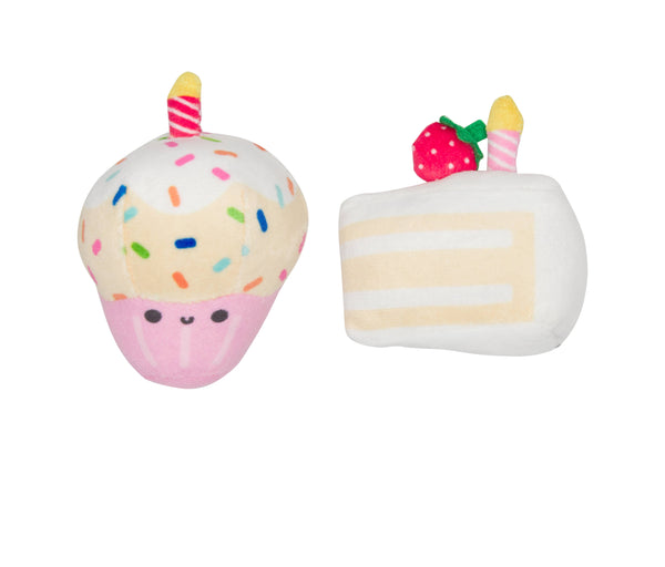 Pearhead Birthday Cake Cat Toy Set 2pc