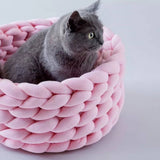 PAWPAW Chunky Handwoven Pet Bed