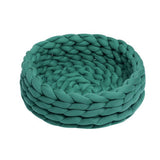 PAWPAW Chunky Handwoven Pet Bed