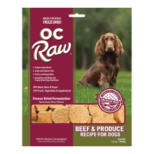 OC Raw Freeze-Dried Sliders Dog Food