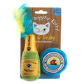Haute Diggity Dog Kitty Clicquot (Bottle & Caviar) Organic Catnip Cat Toy