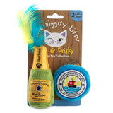Haute Diggity Dog Kitty Clicquot (Bottle & Caviar) Organic Catnip Cat Toy