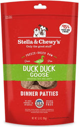 Stella & Chewy's Duck Duck Goose Dinner Patties Raw Freeze-Dried Dog Food