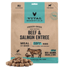 Vital Essentials Raw Freeze-Dried Soft Nibs Beef & Salmon Entree & Mixer for Dogs