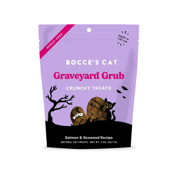 Bocce's Bakery Seasonal Graveyard Grub Crunchy Cat Treats