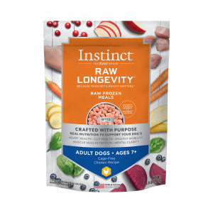 Instinct Raw Longevity for Adults 7+ Frozen Dog Food