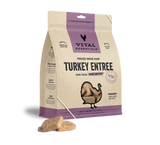 Vital Essentials Raw Freeze-Dried Mini Patties Turkey Dog Food